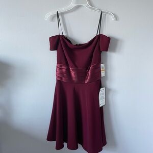 NWT Burgundy B. Darlin Dress